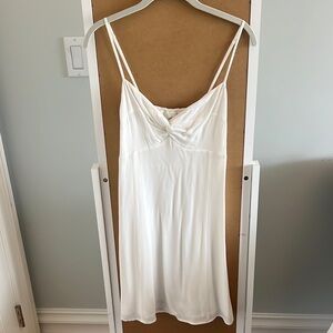 Aritzia white mini dress